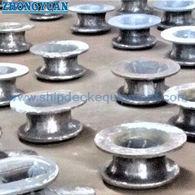 कास्टिंग स्टील 6 "8" 10 "समुद्री बटन चॉक एएसटीएम ए 27-70-36 शिप मूरिंग उपकरण