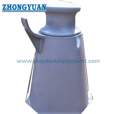 DN100mm 450mm Pedestal Roller Fairlead with Cleat. Ship Mooring के लिए सत्यापित SWL (2541766 kN)