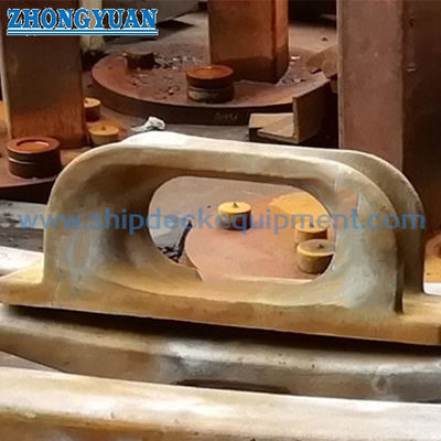 कास्टिंग स्टील बंद चॉक सामग्री एएसटीएम ए 27-70-36 शिप मूरिंग उपकरण