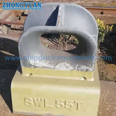 सीबी 34-76 टाइप बी बुलवार्क बोल्ट कास्टिंग स्टील मूरिंग चॉक शिप मूरिंग उपकरण